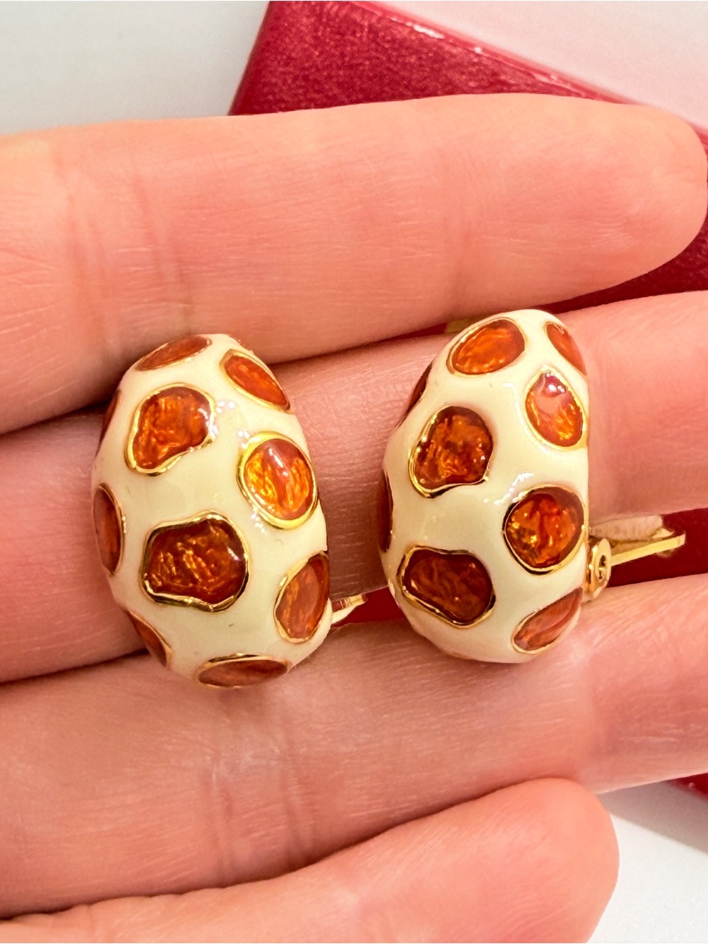 2 Sets KJL Kenneth Jay Lane Clip On Earrings Jungle Pattern, Zebra & Giraffe IOB - Picture 4 of 7